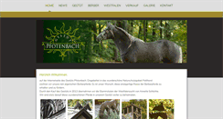 Desktop Screenshot of gestuet-pfotenbach.de